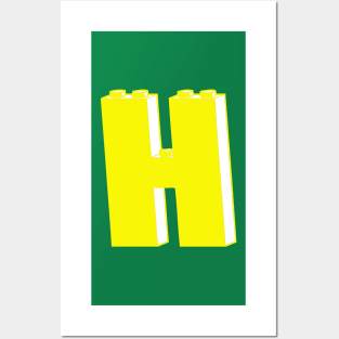 THE LETTER H Posters and Art